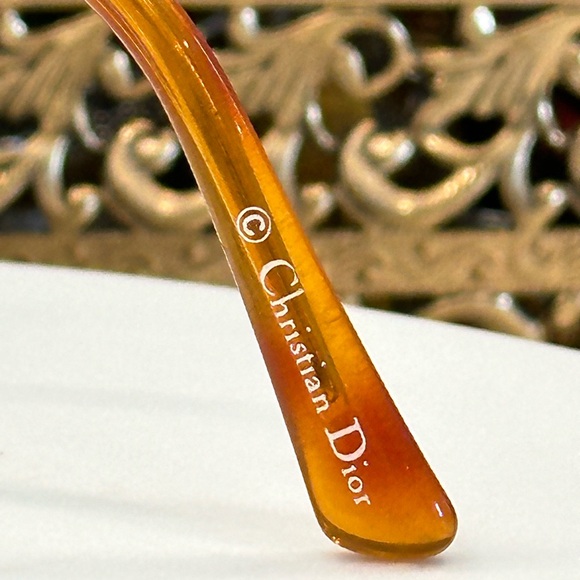 VTG Dior - Gold-Toned Rx Eyeglass Frames - EUC, w/ VTG Dior Case/Fair - Picture 12 of 17